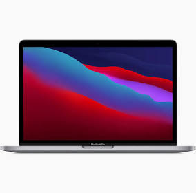 Apple MacBook Pro 13.3" w/ Touch Bar (2020) - Space Gray (Apple M1 Chip/512GB SSD/8GB RAM) - Certified Refurbished